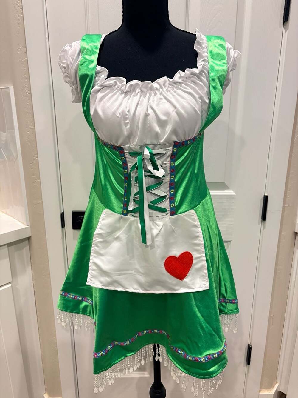 Oktoberfest Dirndl Dress Green Size S (46)